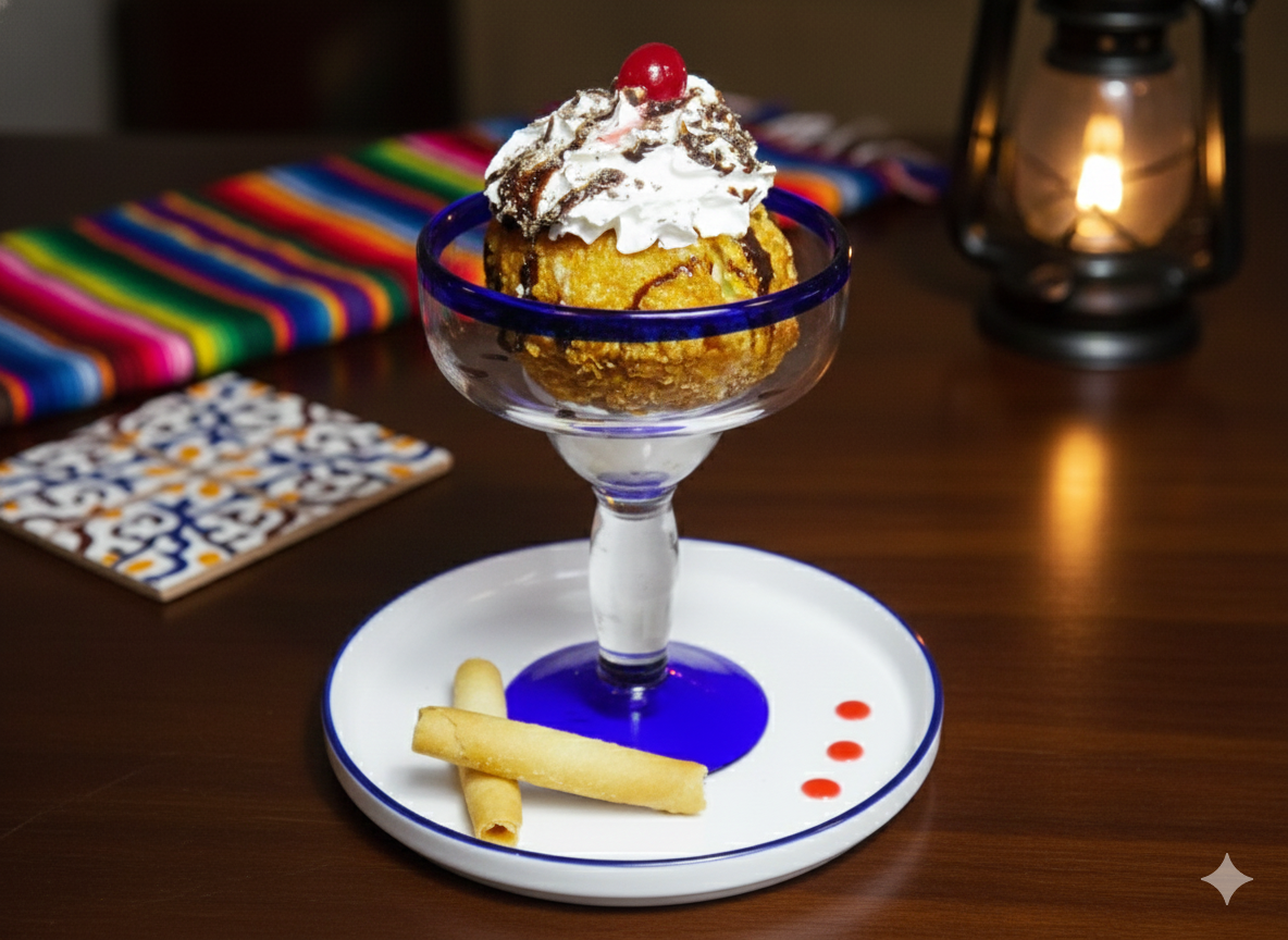 Fried Ice Cream Vanilla or Chocolate